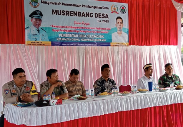 Musrenbang Desa Selapajang, Kecamatan Cisoka, Kades Nurfakih: Prioritaskan Betonisasi dan UMKM